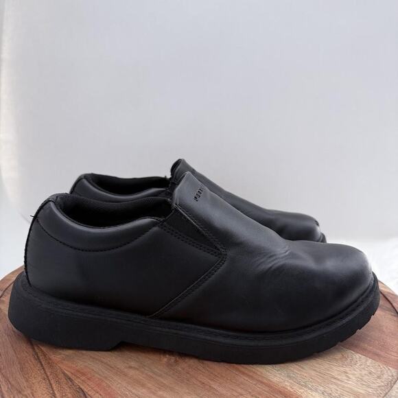Perry Ellis Shoes Mens Size 10.5 W Slip On Loafers Black PH Wide PEA0F0273A-1W - Picture 1 of 11